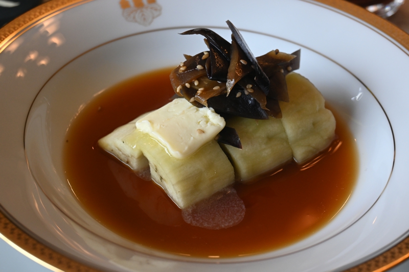 Whole Steamed Eggplant