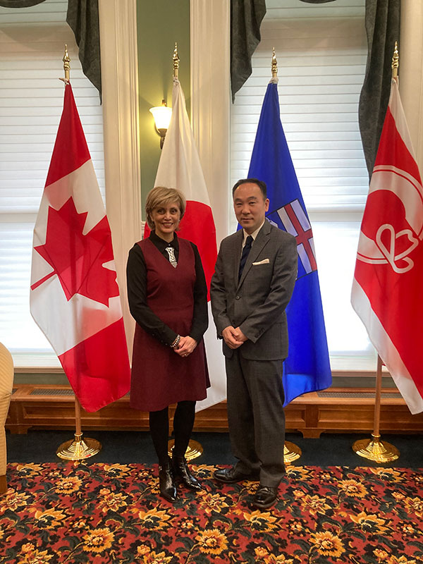 CG Wajima with Mayor Gondek