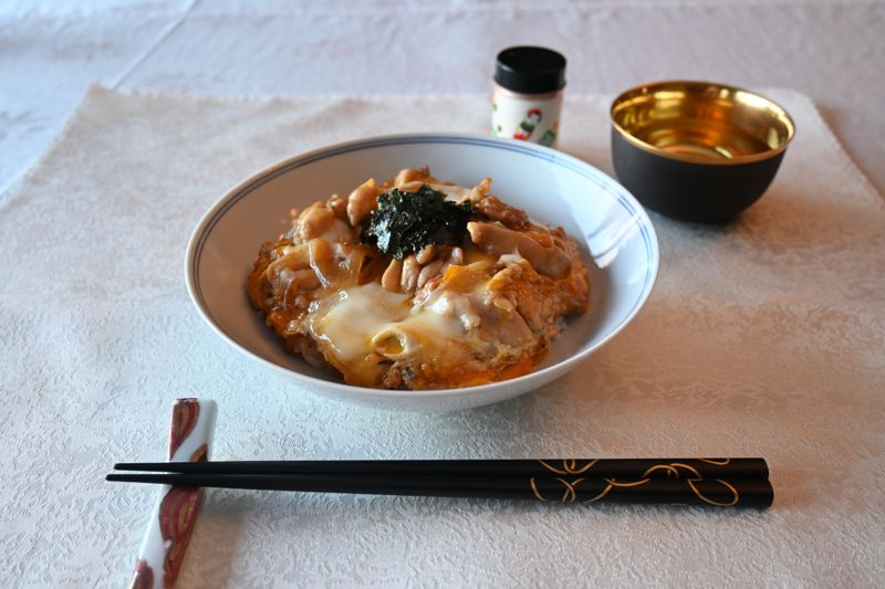 Oyakodon with Maple