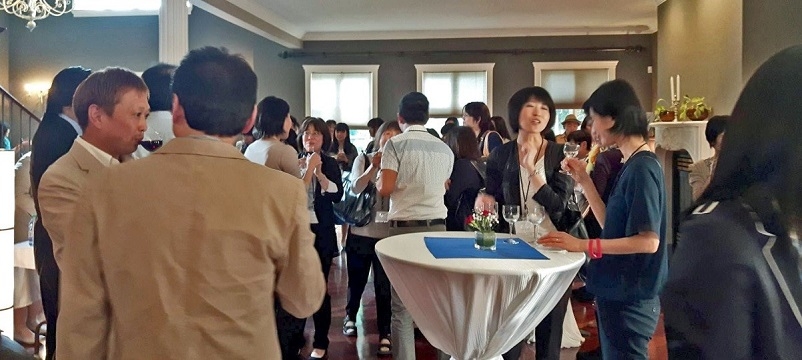 Scene from the reception