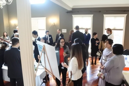Guests arriving before the formal program